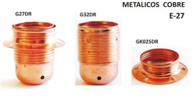 portalamparas metalico todo rosca